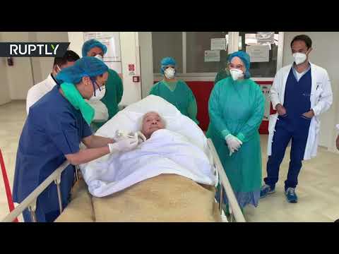 إيطالية عمرها 100 عام تغادر المستشفى متعافية من كورونا